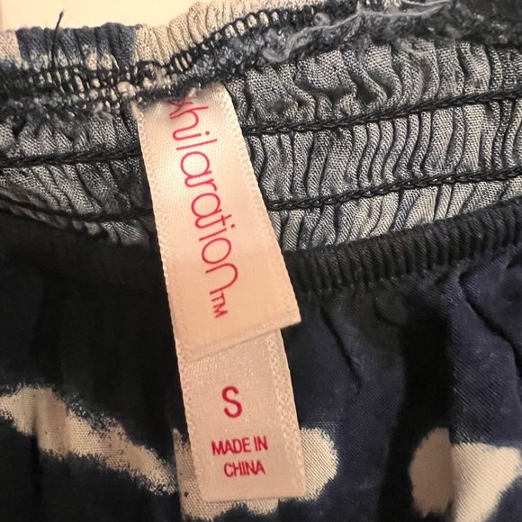 Xhilaration tie dye off the shoulder romper - Picture 13 of 13